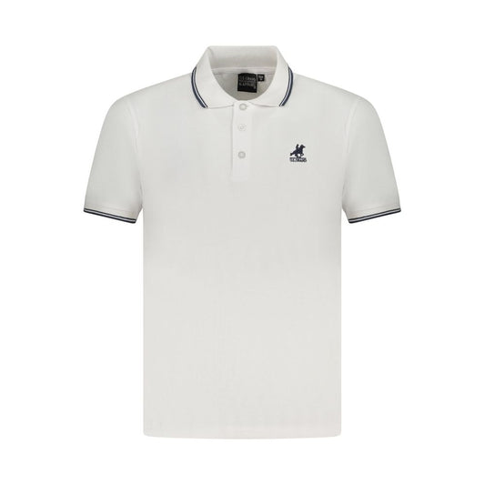 Amerikaans Grand Wit Katoen Heren Poloshirt