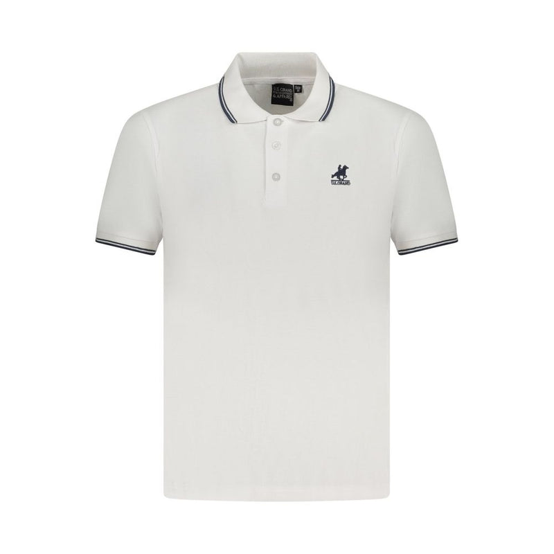 Amerikaans Grand Wit Katoen Heren Poloshirt