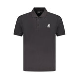 U.S. Grand Black Cotton Men's Polo Shirt