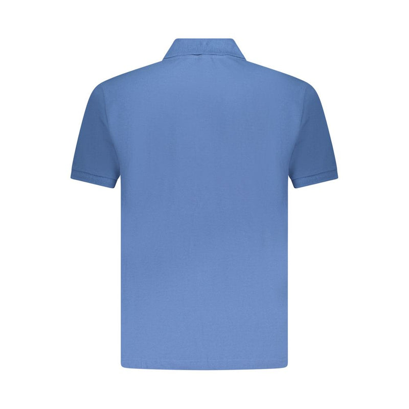 U.S. Grand Blue Cotton Men Polo Shirt