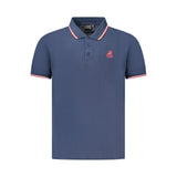 U.S. Grand Blue Cotton Men Polo - Stylish & Comfortable