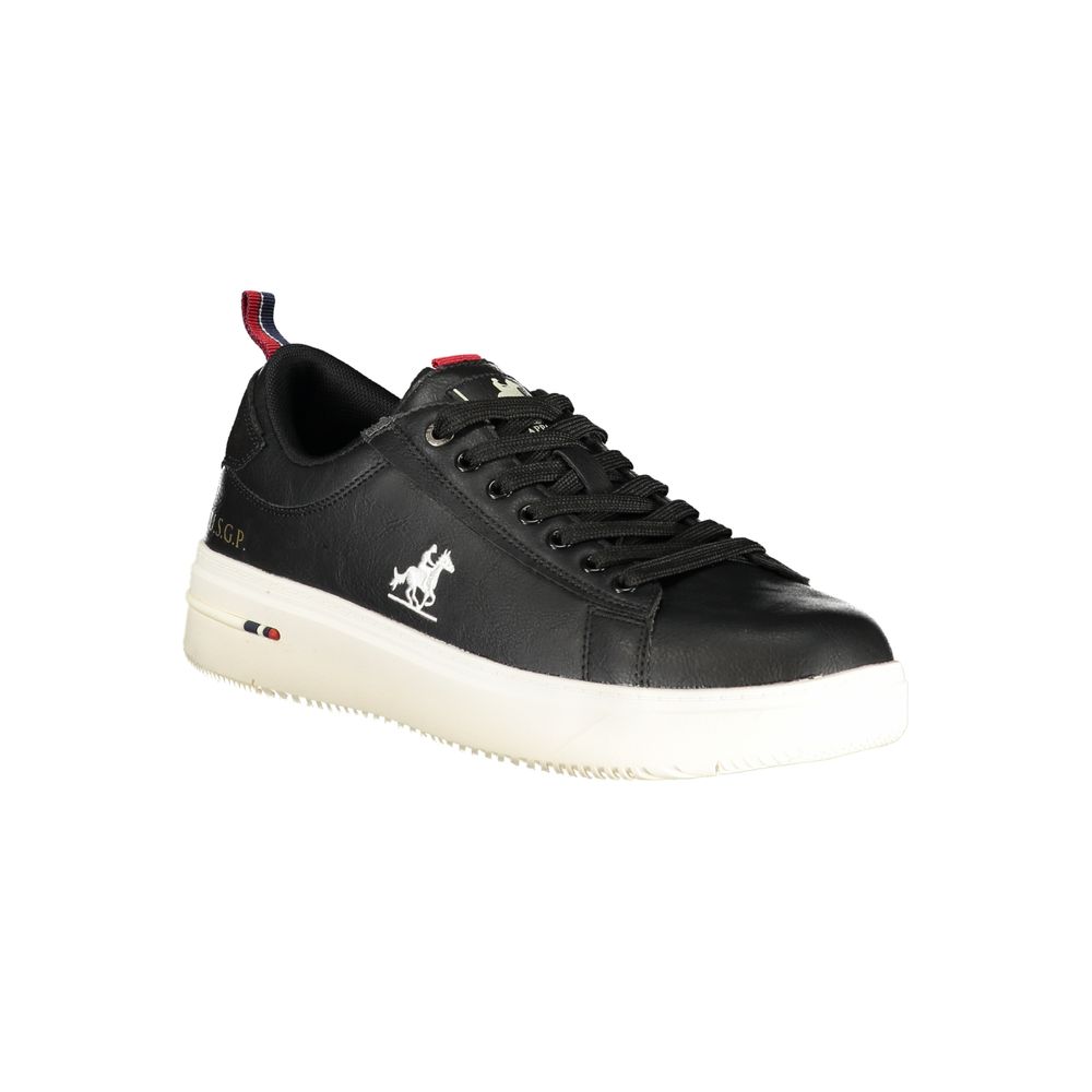 U.S. Grand Black Polyurethane Men Sneaker