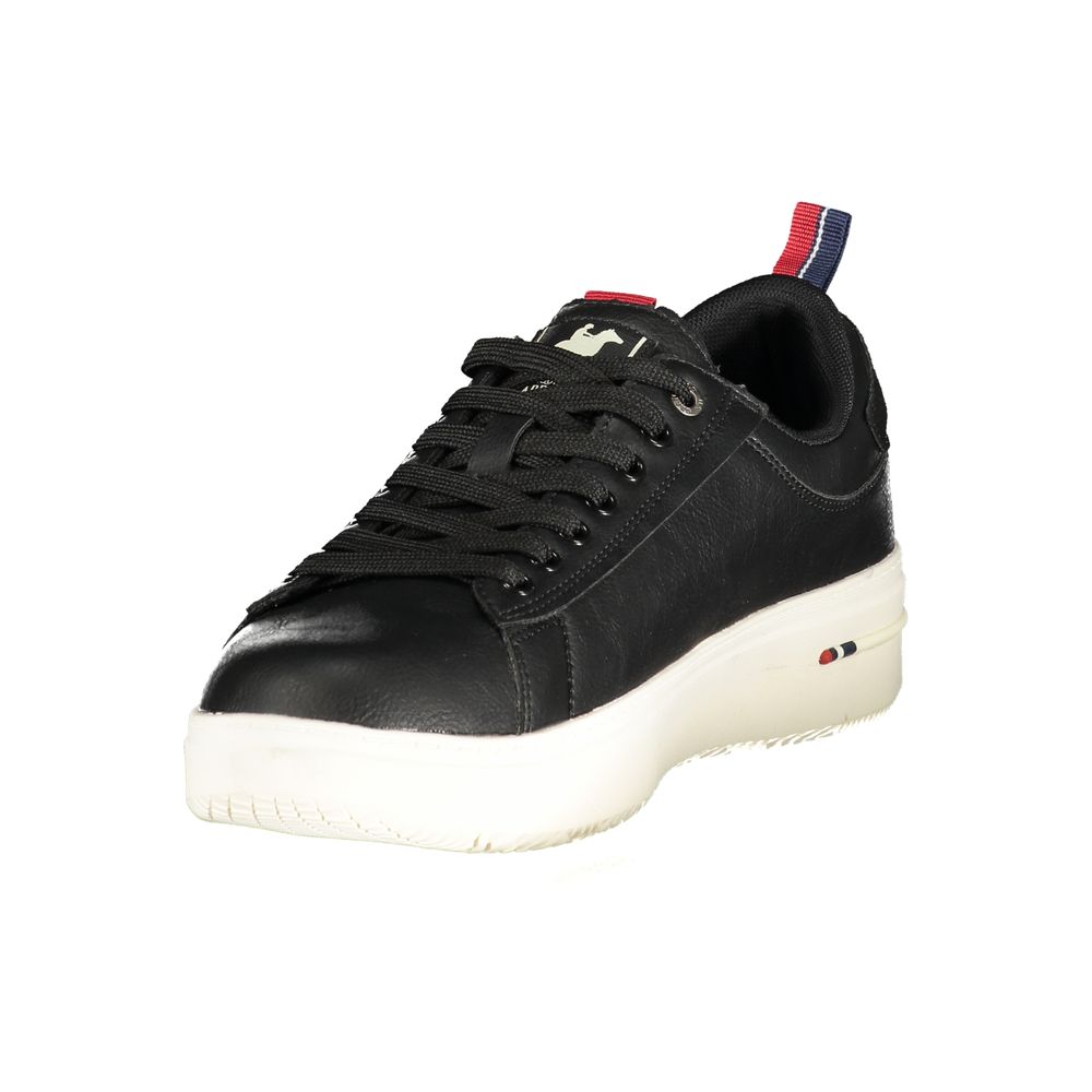 U.S. Grand Black Polyurethane Men Sneaker