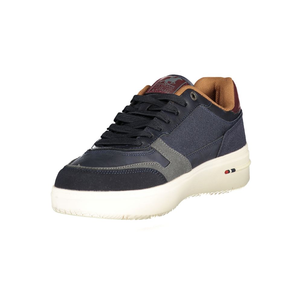 U.S. Grand Blue Polyurethane Men Sneaker - Stylish Athletic Footwear