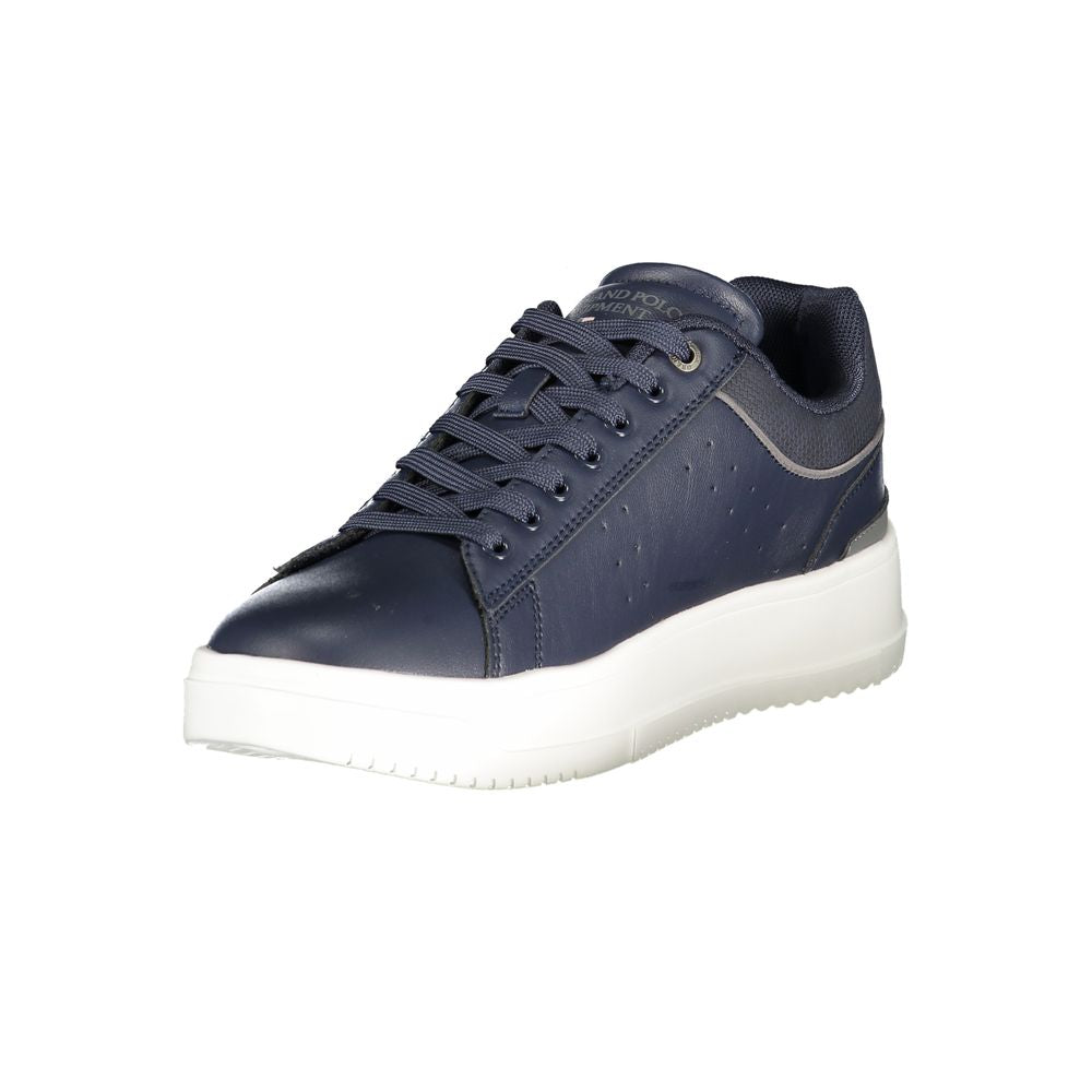 U.S. Grand Blue Polyurethane Men's Sneakers - Stylish & Trendy