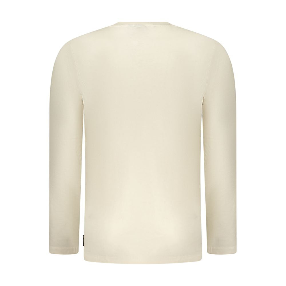 U.S. Grand Beige Cotton Men T-Shirt - Stylish Comfort