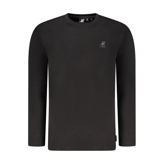 U.S. Grand Zwart Katoenen Heren T-shirt