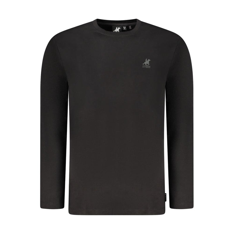 U.S. Grand Black Cotton Men's T-Shirt - Timeless Style