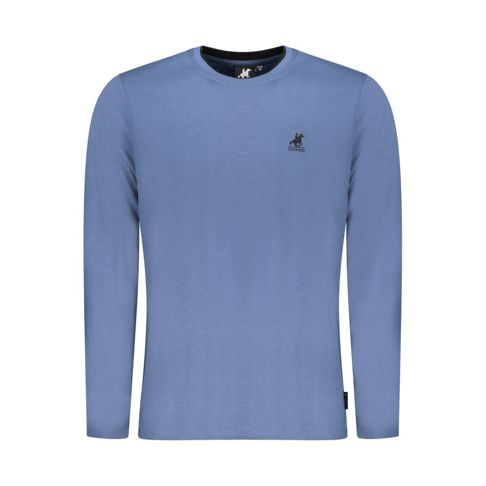 U.S. Grand T-Shirt en Coton Bleu pour Hommes