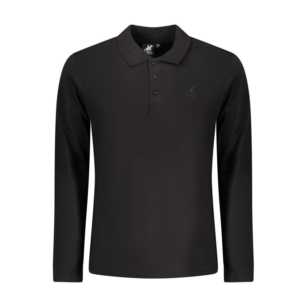 U.S. Grand Black Cotton Men Polo Shirt - Stylish & Comfortable