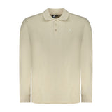 U.S. Grand Beige Cotton Men Polo Shirt