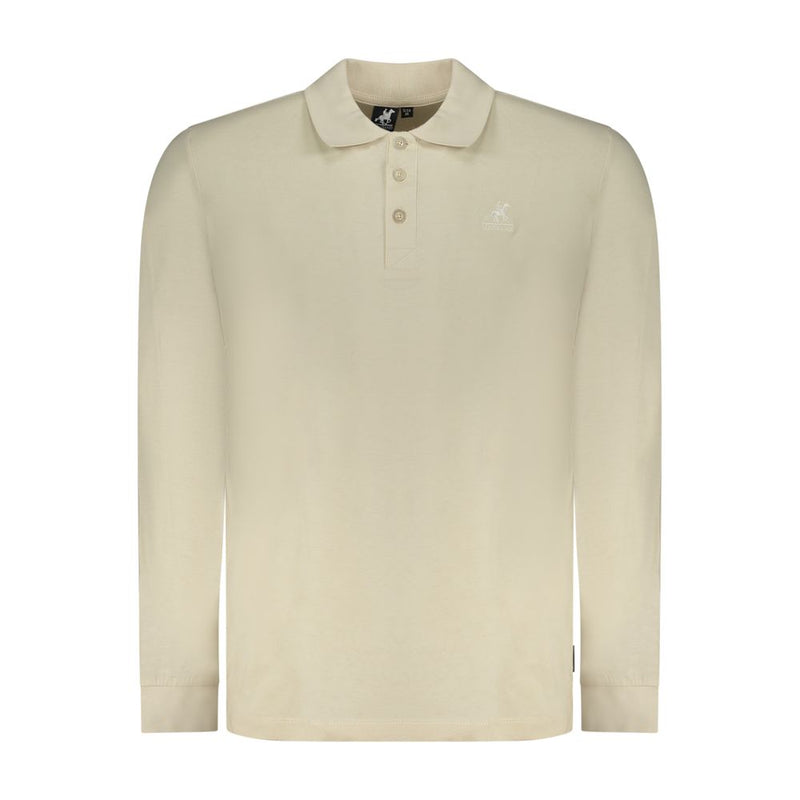 U.S. Grand Beige Katoenen Herenpolo