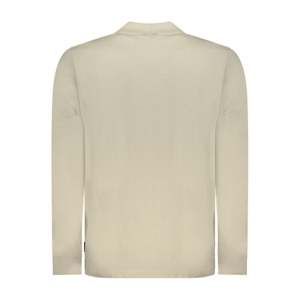 U.S. Grand Beige Katoenen Herenpolo