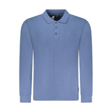 U.S. Grand Blue Cotton Men's Polo Shirt