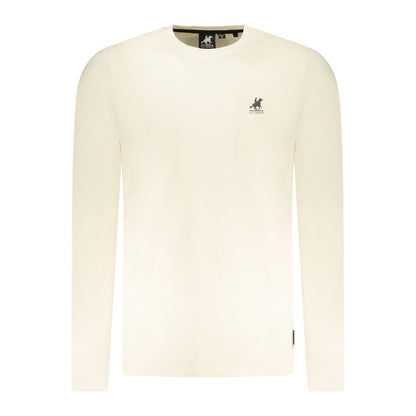 T-shirt en coton beige grand modèle pour homme U.S.