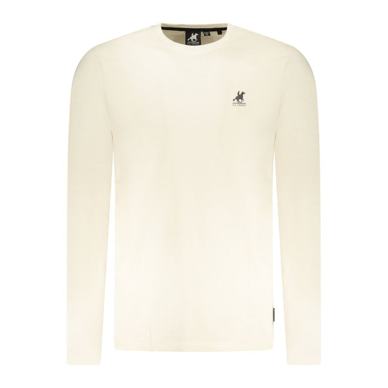 U.S. Grand Beige Cotton Men T-Shirt - Premium Quality
