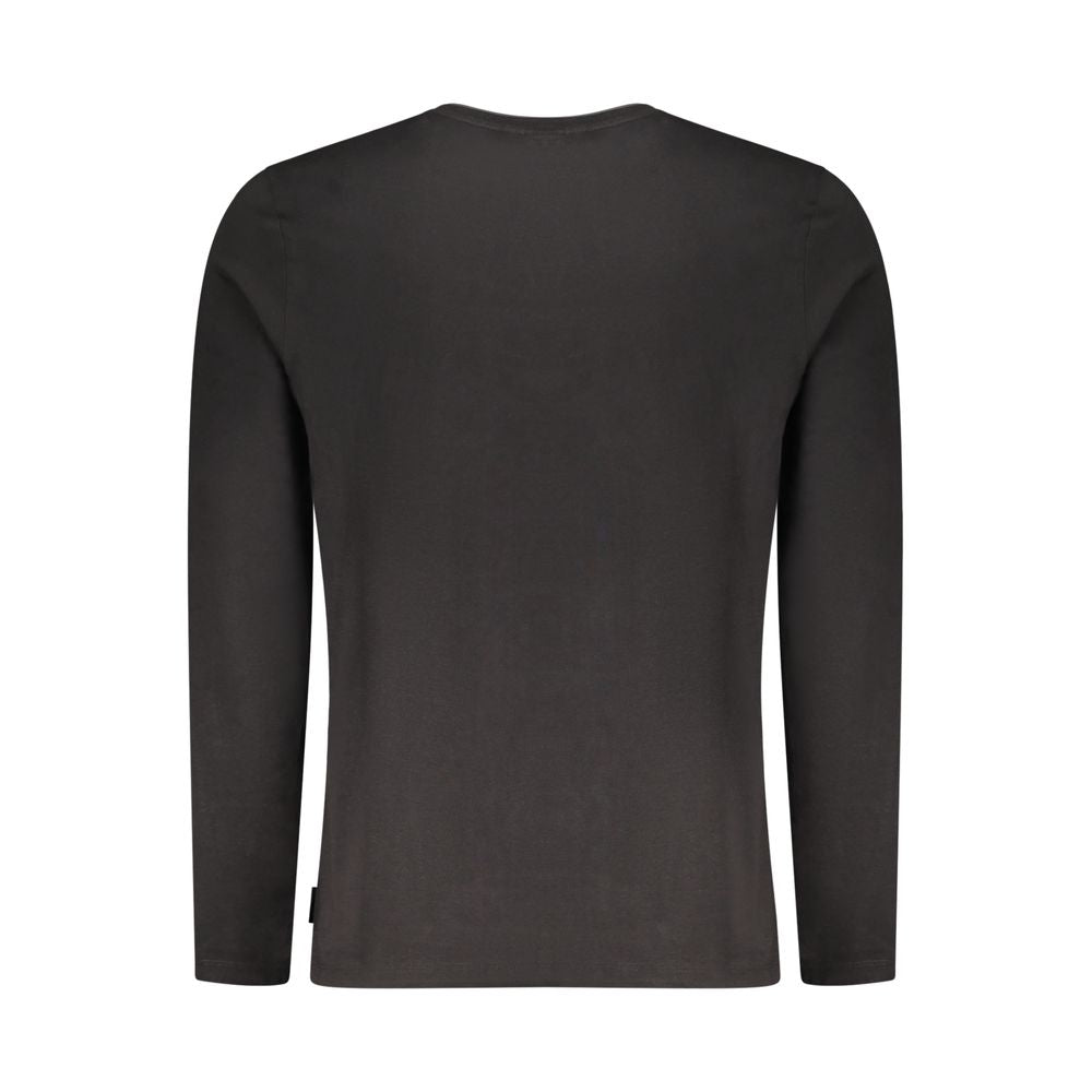 U.S. Grand Black Cotton Men T-Shirt - Stylish Comfort