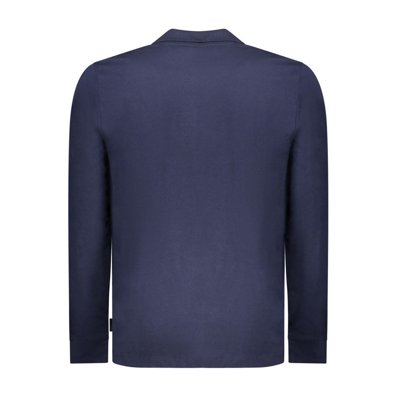 U.S. Grand Blu Cotton Men Polo Shirt
