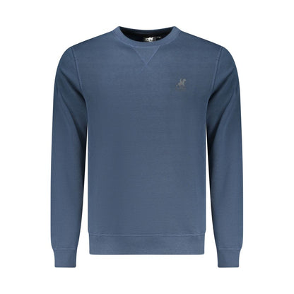 Amerikaans marineblauw polyester herensweatshirt