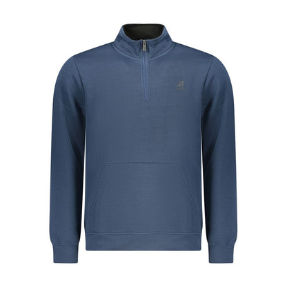 U.S. Grand blauw polyester herensweater
