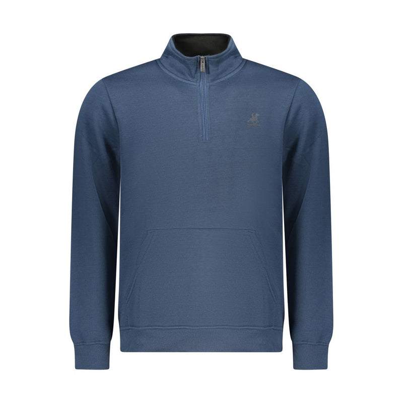 U.S. Grand blauw polyester herensweater