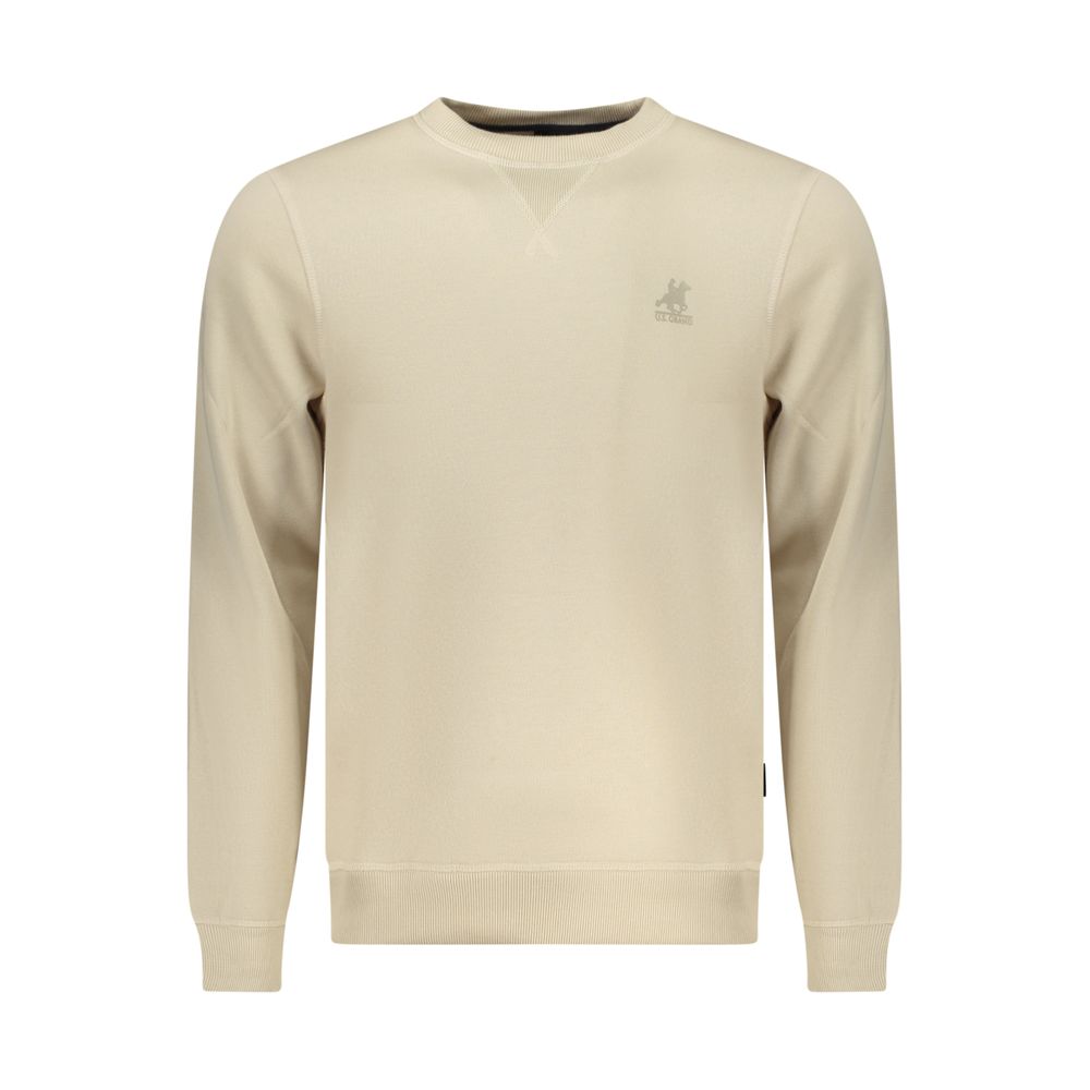 U.S. Grand FDELPA Beige Polyester Men Sweatshirt