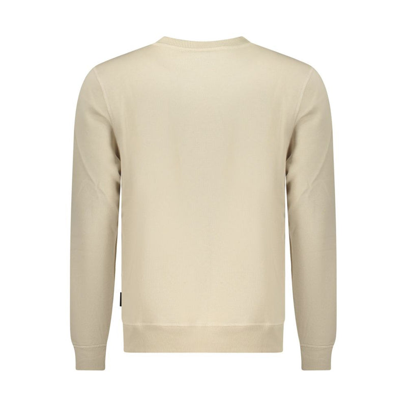 Amerikaans Groot Beige Polyester Heren Sweatshirt
