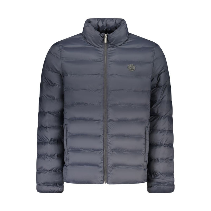 U.S. Grand blauw polyester herenjack