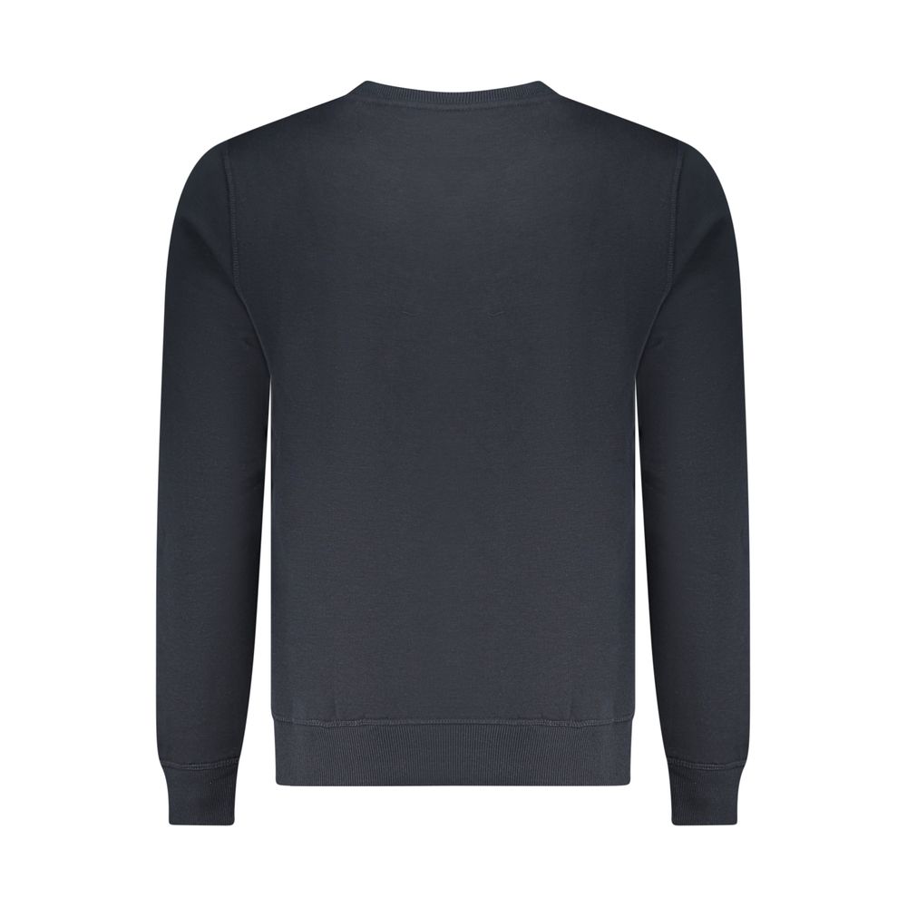 U.S. Grand Blue Polyester Men Sweatshirt - Stylish Comfort