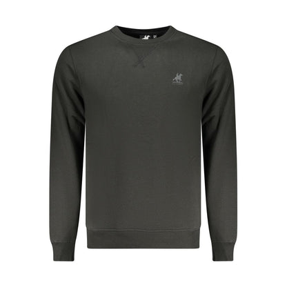 U.S. Grand Zwart Polyester Heren Sweatshirt