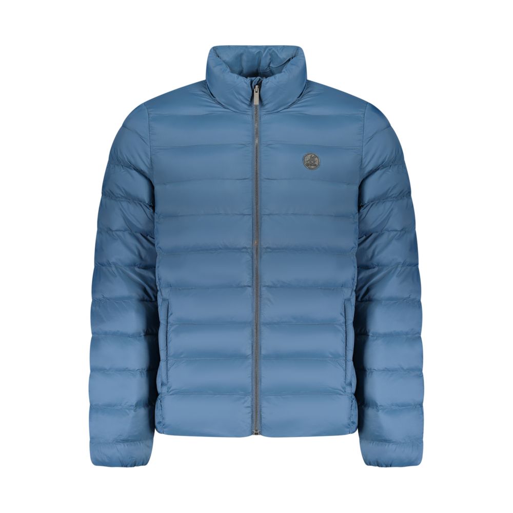 U.S. Grand Blu Polyester Men's Jacket - Élégance et Confort