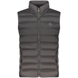 U.S. Grand Black Sleeveless Polyester Men's Jacket