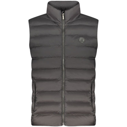 U.S. Grand Zwart Polyester Herenjack