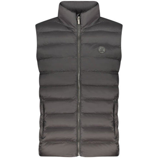 U.S. Grand Zwart Polyester Herenjack