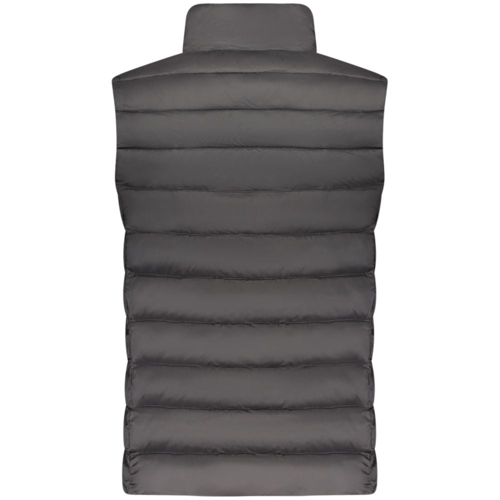 U.S. Grand Black Sleeveless Polyester Men's Jacket