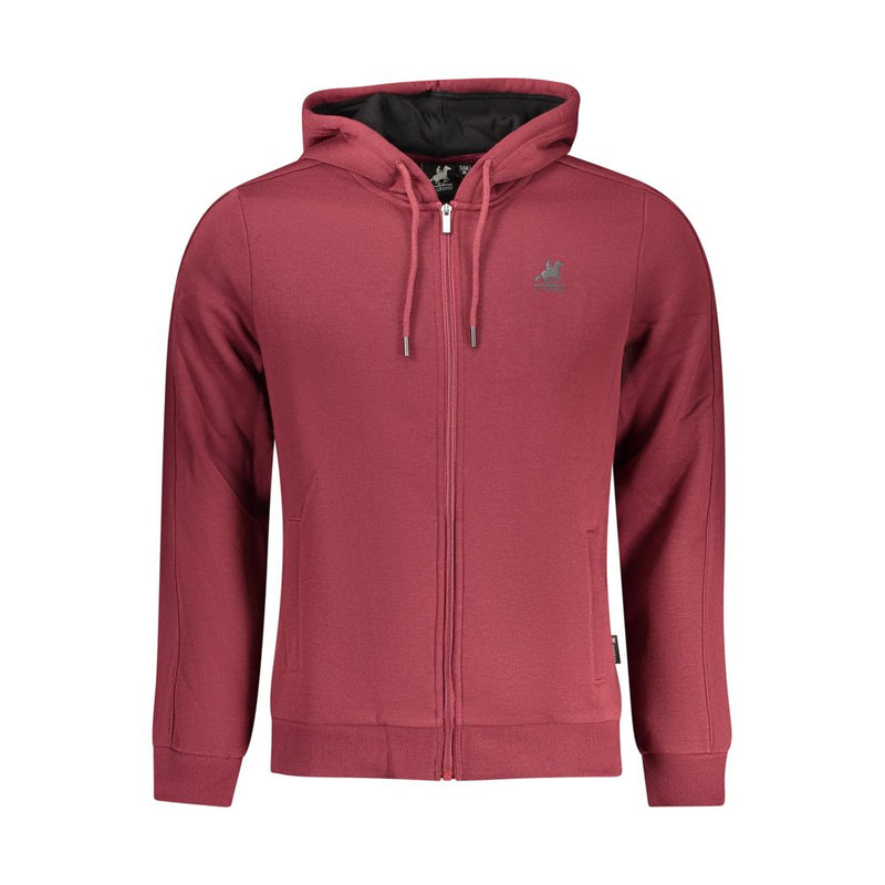 U.S. Grand Red Cotton Men's Sweatshirt - Stylish & Comfortable