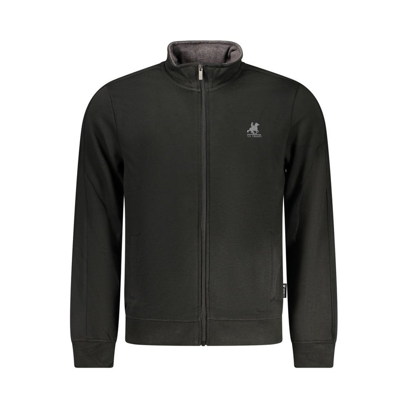 U.S. Grand Sweatshirt en Coton Noir pour Hommes