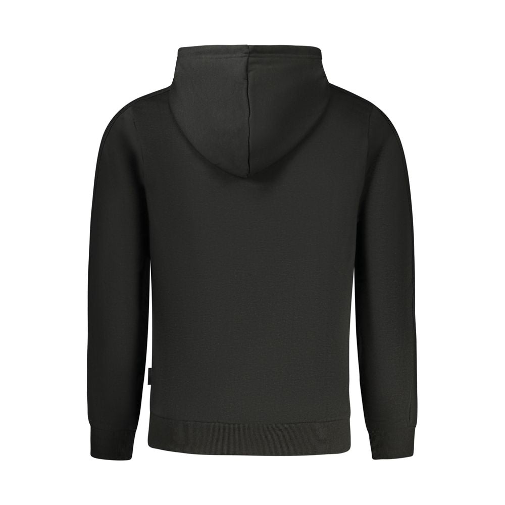 U.S. Grand Zwarte Katoenen Heren Hoodie