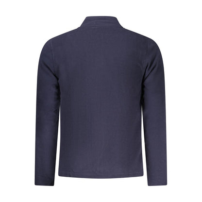 Amerikaans marineblauw polyester herensweatshirt