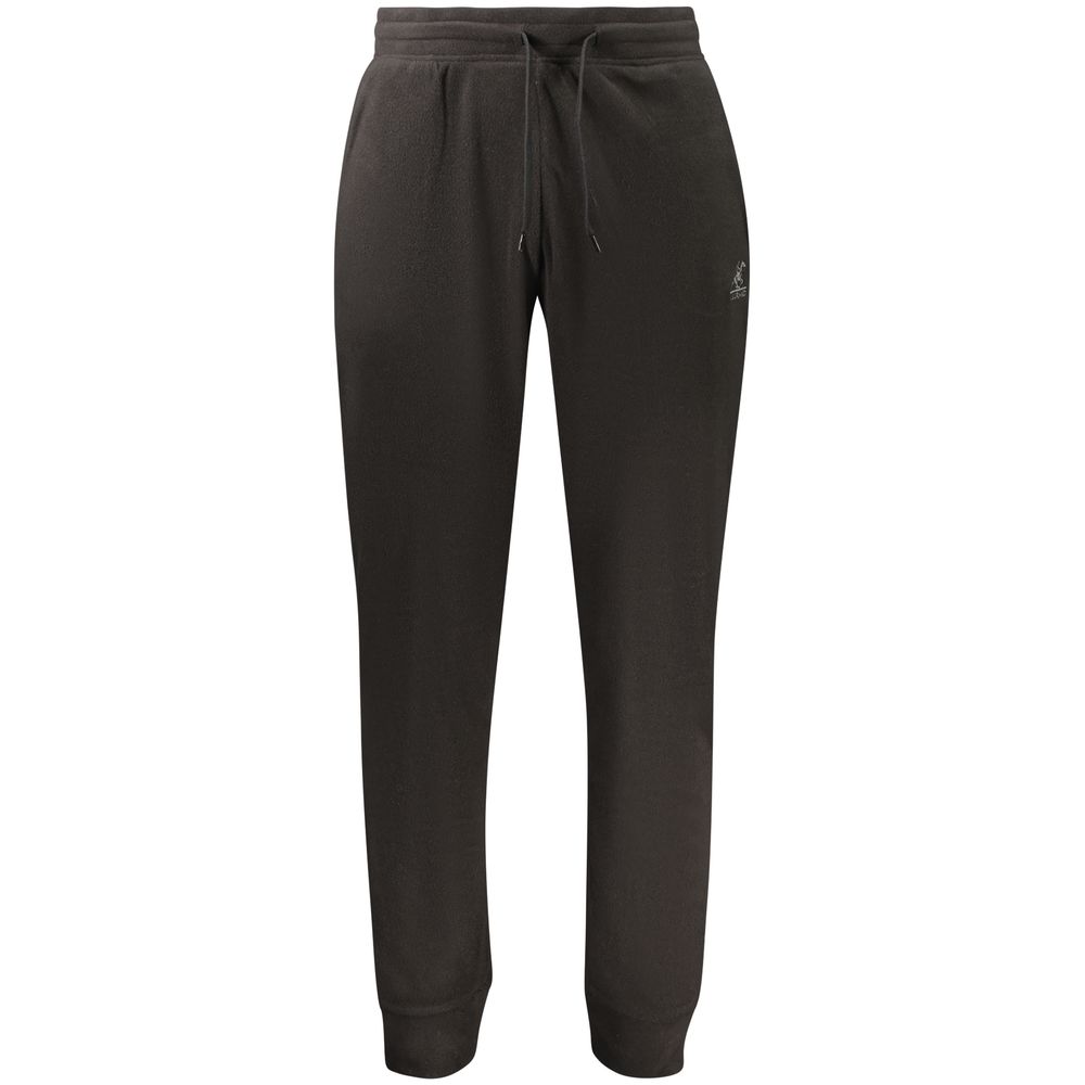 U.S. Grand Black Polyester Men's Sweatpant - Comfortable Sportswear