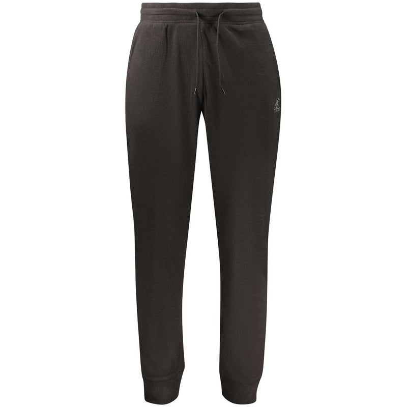 U.S. Grand Black Polyester Men's Sweatpant
