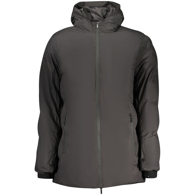 U.S. Grand Zwart Polyester Heren Jas