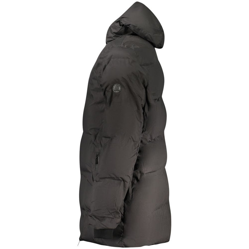 U.S. Grand Zwart Polyester Heren Jas