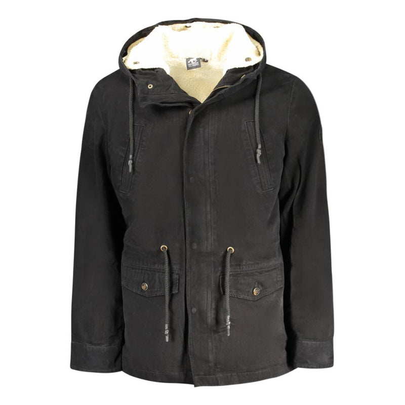 U.S. Grand Nero Polyester Heren Parka Jas