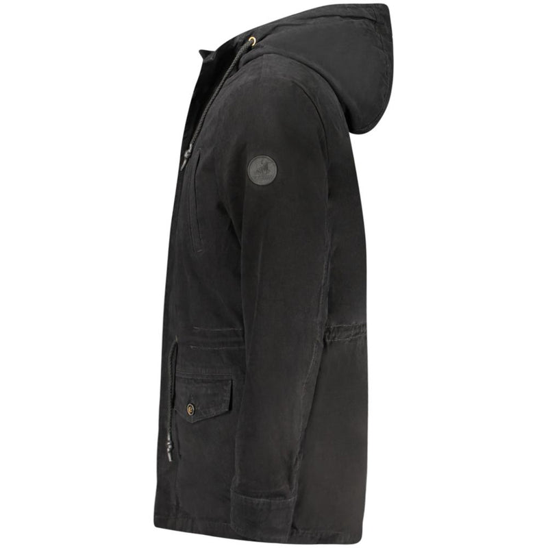 U.S. Grand Nero Polyester Heren Parka Jas