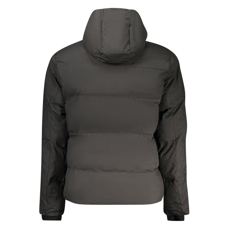 U.S. Grand Zwart Polyester Herenjack