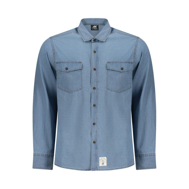 U.S. Grand Azzurro Cotton Men's Shirt - Stylish & Functional