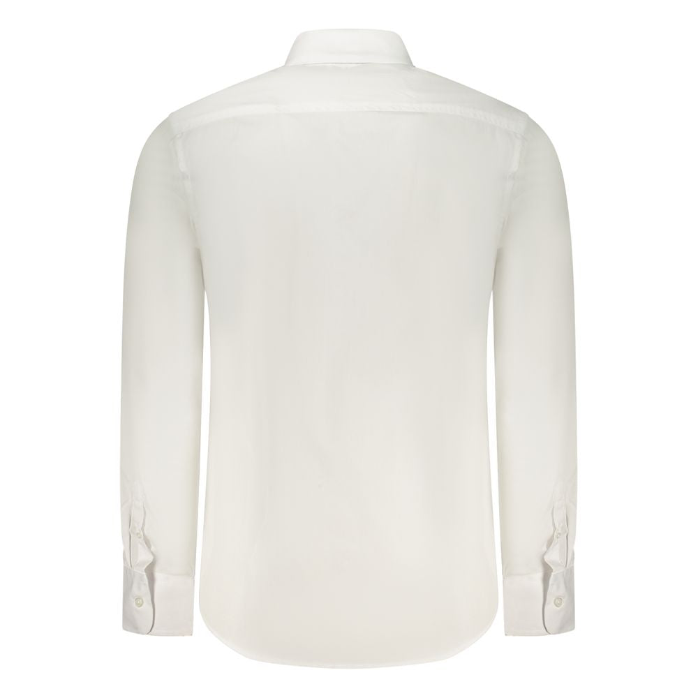 U.S. Grand Bianco Cotton Men Shirt - Timeless Elegance