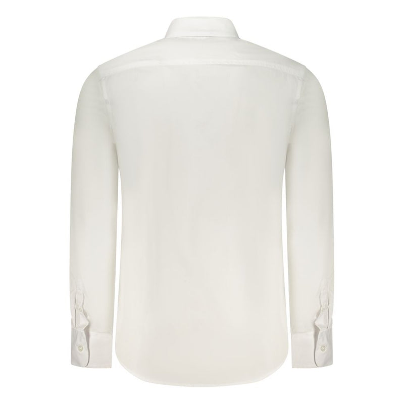 U.S. Grand Bianco Cotton Men Shirt - Timeless Elegance