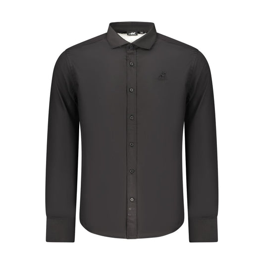 U.S. Grand Black Cotton Men's Shirt - Stylish & Sophisticated